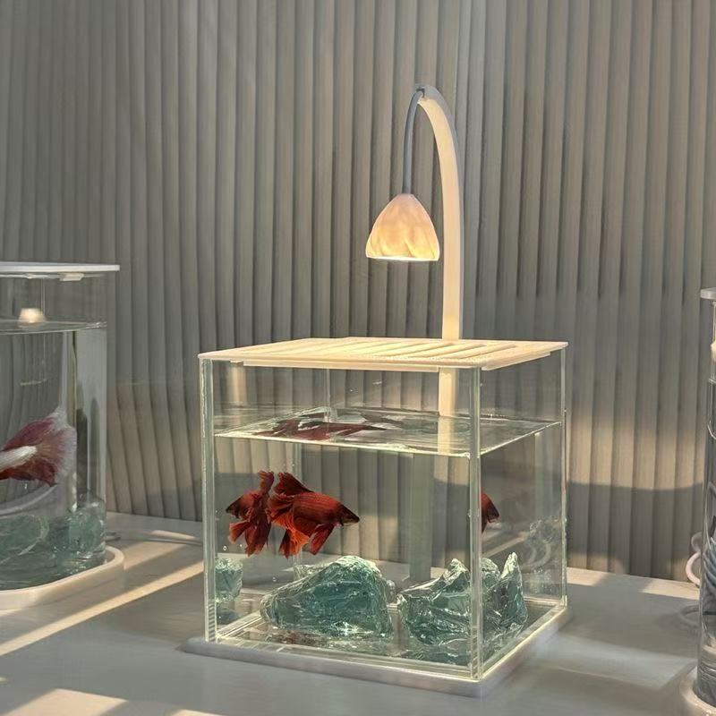 Acuario de Acrílico con Crista - Betta Fish Tank reseña y precio