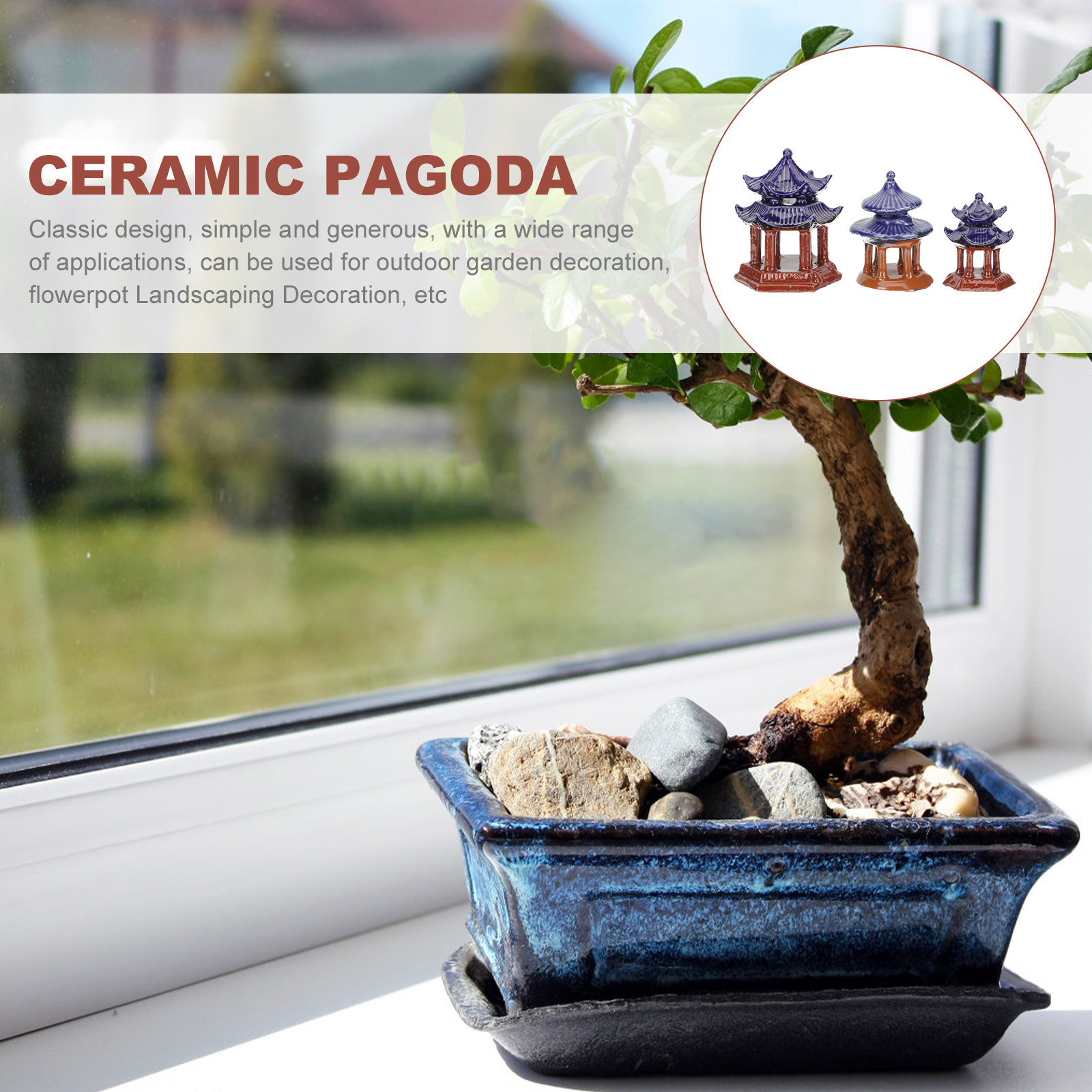 3 piezas de cerámica, miniatur - Aquarium Decor reseña y precio