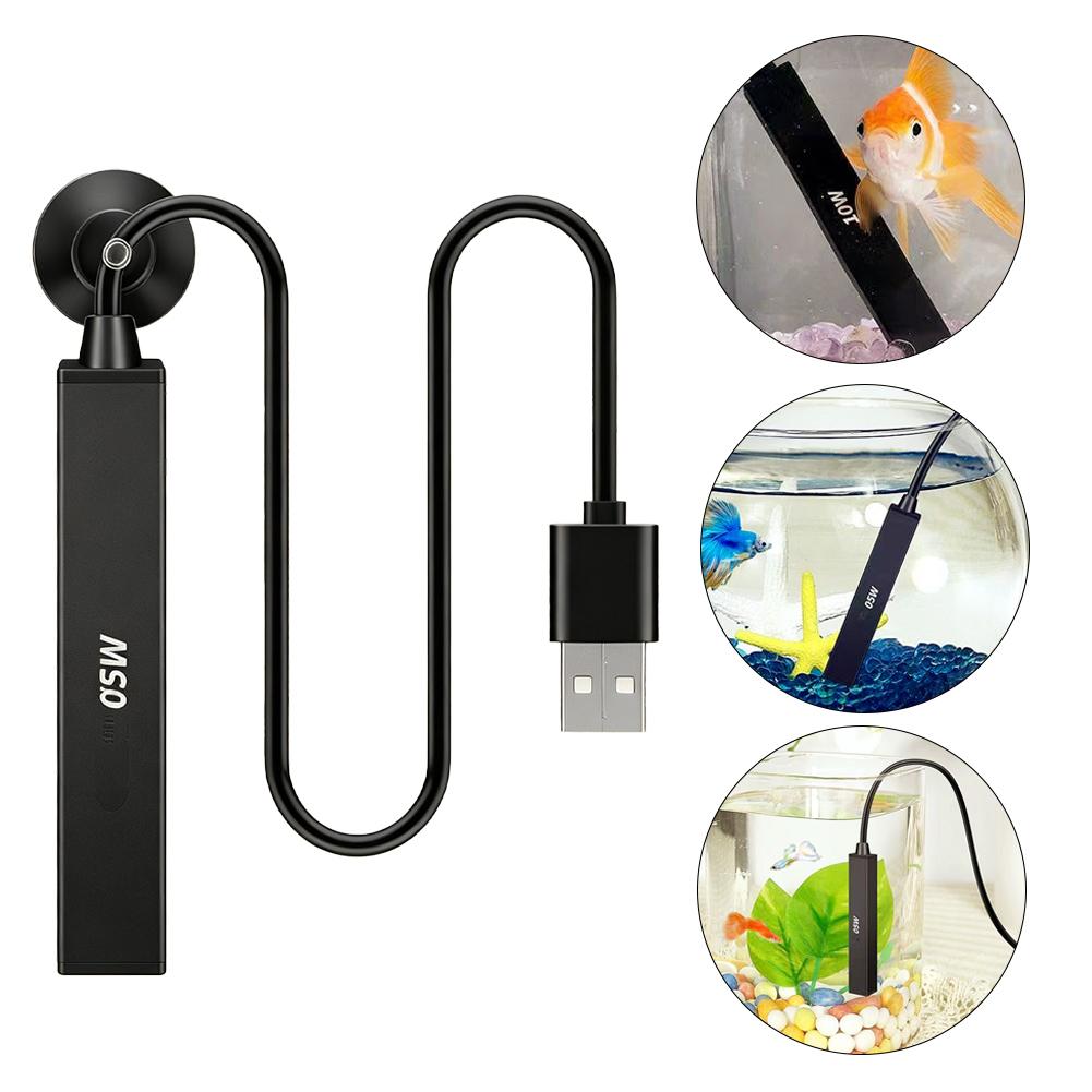 Calentador de acuario mini USB - Betta Fish Tank reseña y precio