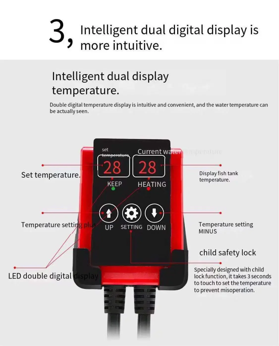 Calentador sumergible para acu - Fish Tank Heater reseña y precio